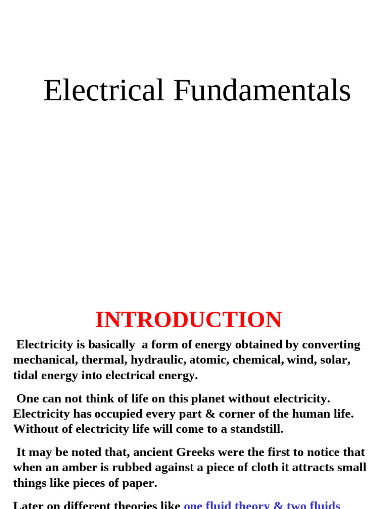 Understanding Electrical Fundamentals | PDF | Relay | Direct Current