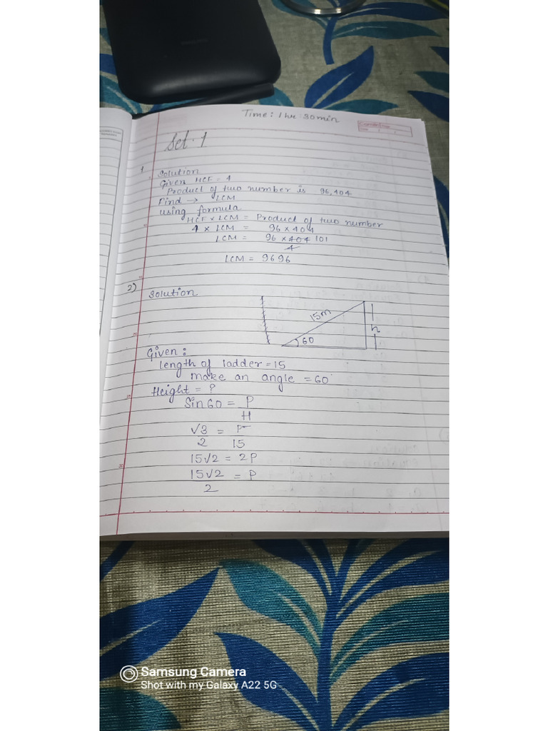Maths Set. | PDF
