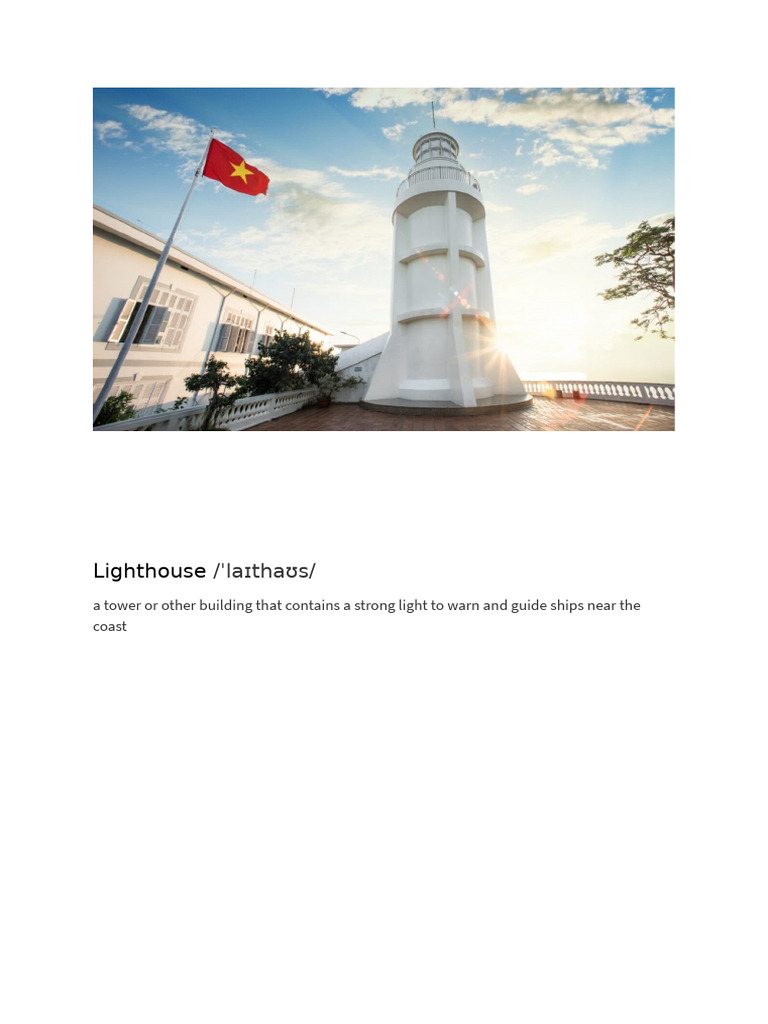 Lighthouse and Prawn Definitions | PDF