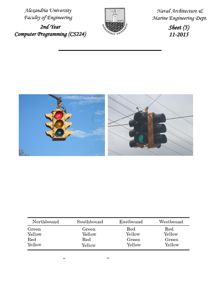 Traffic Light Controller Design in LabVIEW | PDF