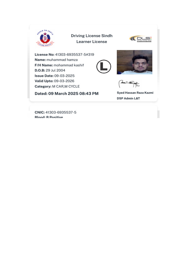 Learner License | PDF