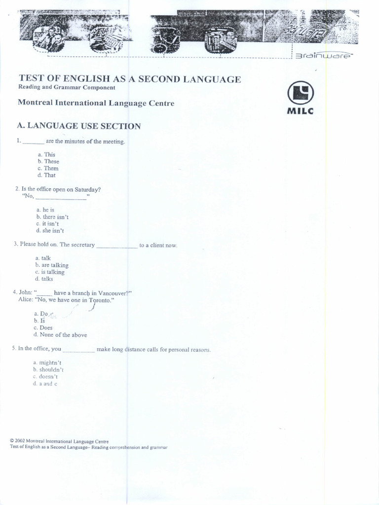 English Test | PDF