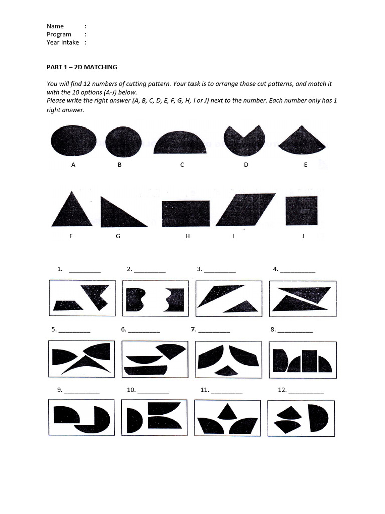 2D and 3D Pattern Matching Exercises | PDF | Chess Openings | Chess