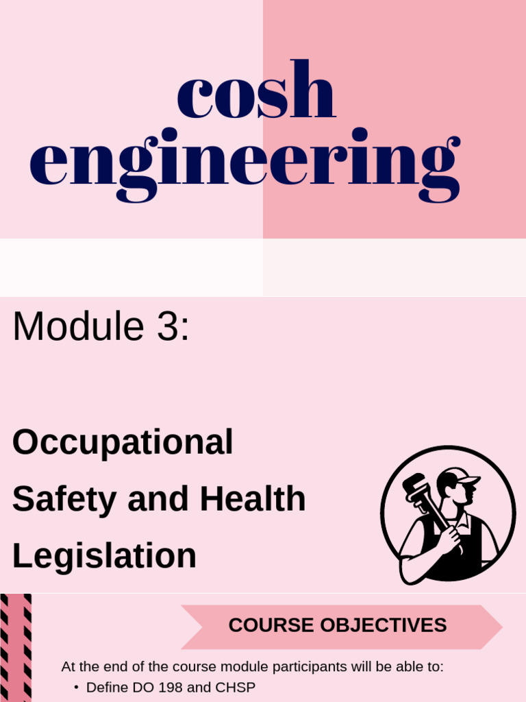 Module+3+ +Occupational+Safety+and+Health+Legislation | PDF ...
