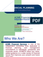 Financial Planning Introduction