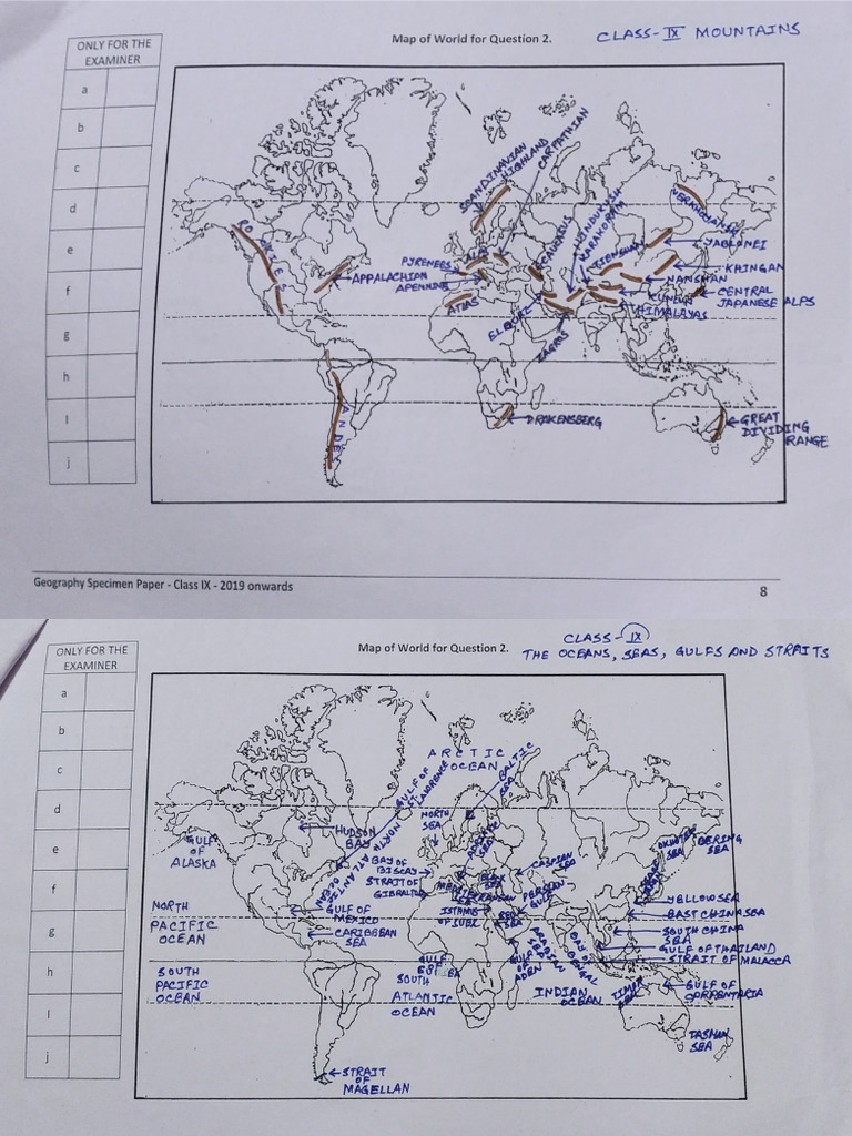 Maps Class9 | PDF