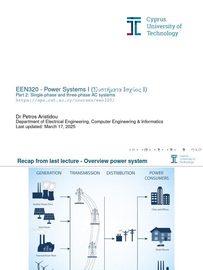 Power Systems I: AC Circuit Analysis | PDF | Ac Power | Electricity
