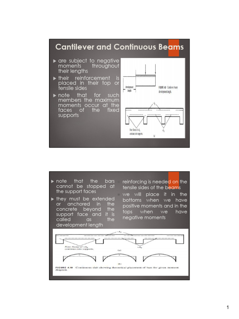 Design Principles for Continuous Beams | PDF | Beam (Structure ...