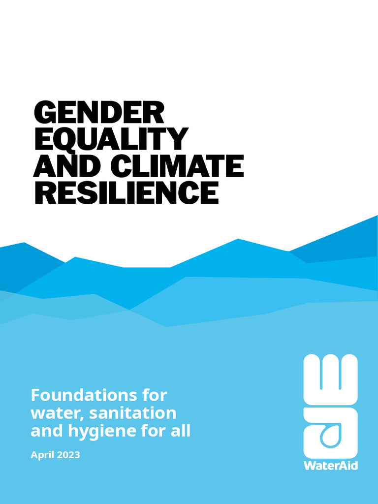 Gender Equality in Climate-Resilient WASH | PDF | Wash | Climate Resilience