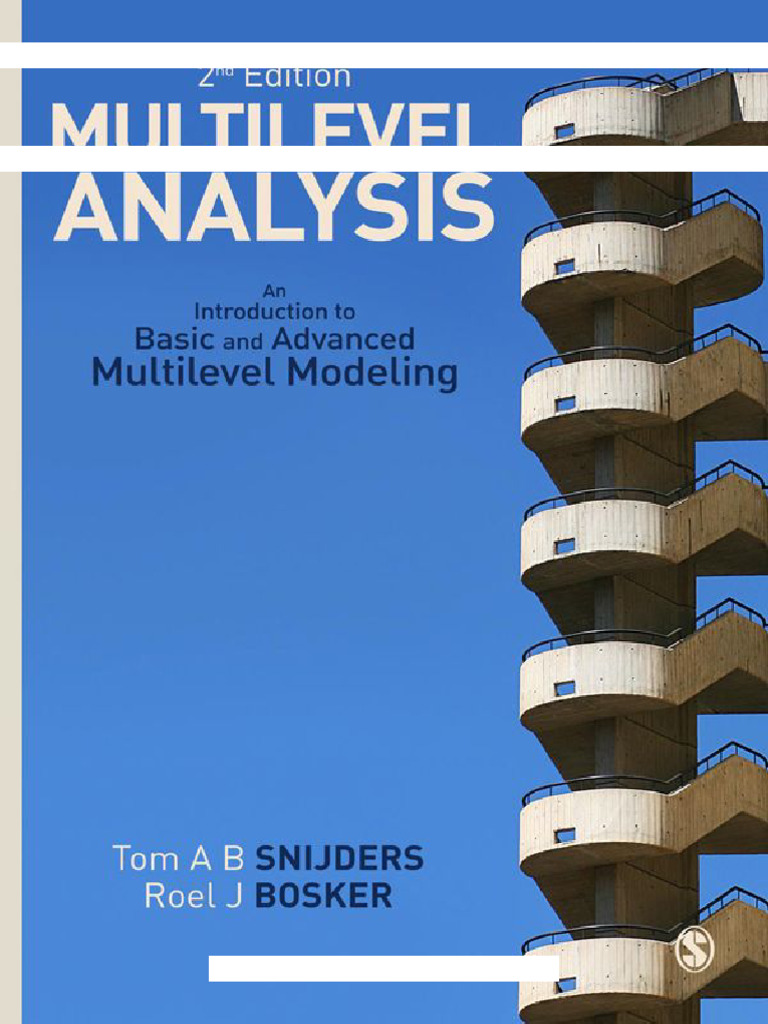 Multilevel Analysis: Basic to Advanced | PDF | Multilevel Model ...