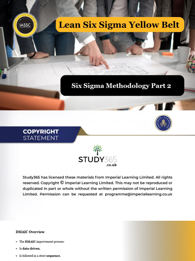 01.01.04. Lecture Notes - Six Sigma Methodology Part 2 1 | PDF | Six Sigma