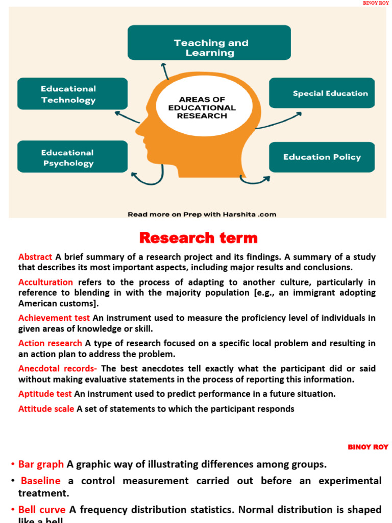 Research Terminology and Concepts Guide | PDF | Sampling (Statistics ...