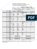 Time Table