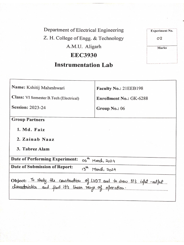 Experiment 02 | PDF