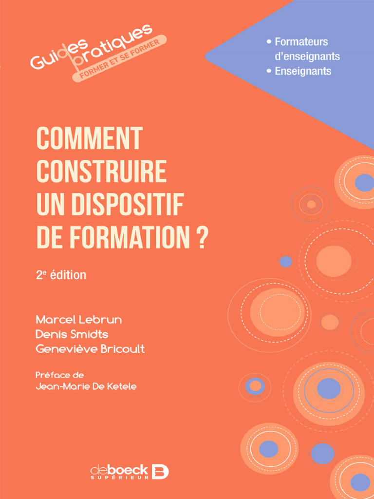 Construire Un Dispositif de Formation Efficace | PDF | Pédagogie ...