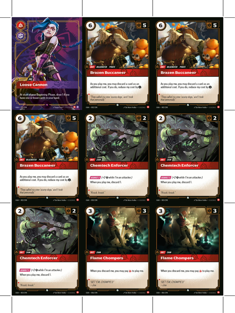 Jinx Updated Trial Deck - A4 | PDF
