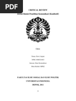 Download CRITICAL REVIEW Jurnal Ilmiah Kualitatif by Dewi Anjani SN90501668 doc pdf