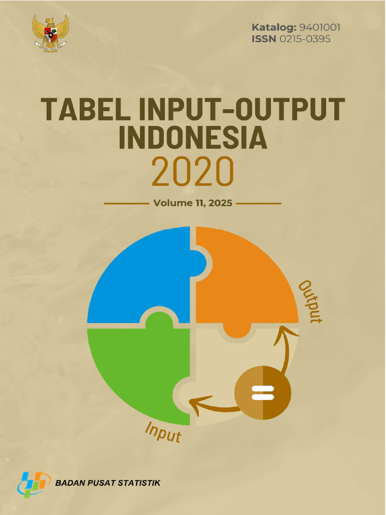 Tabel Input-Output Indonesia 2020 | PDF