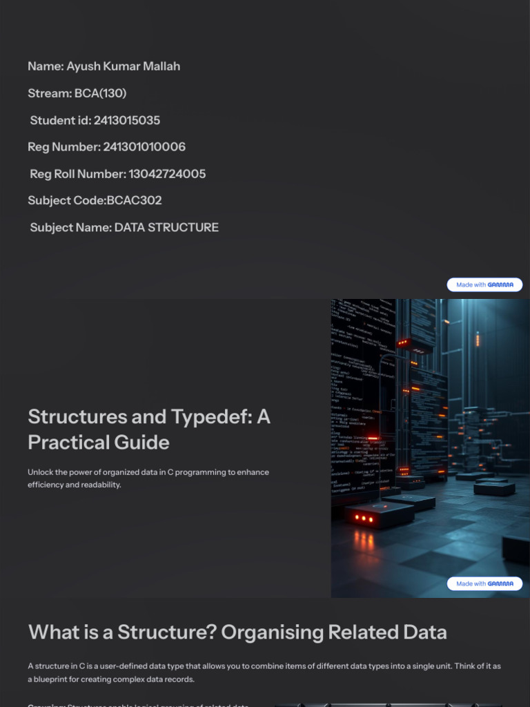 Data Structures in C: A Practical Guide | PDF | Pointer (Computer ...
