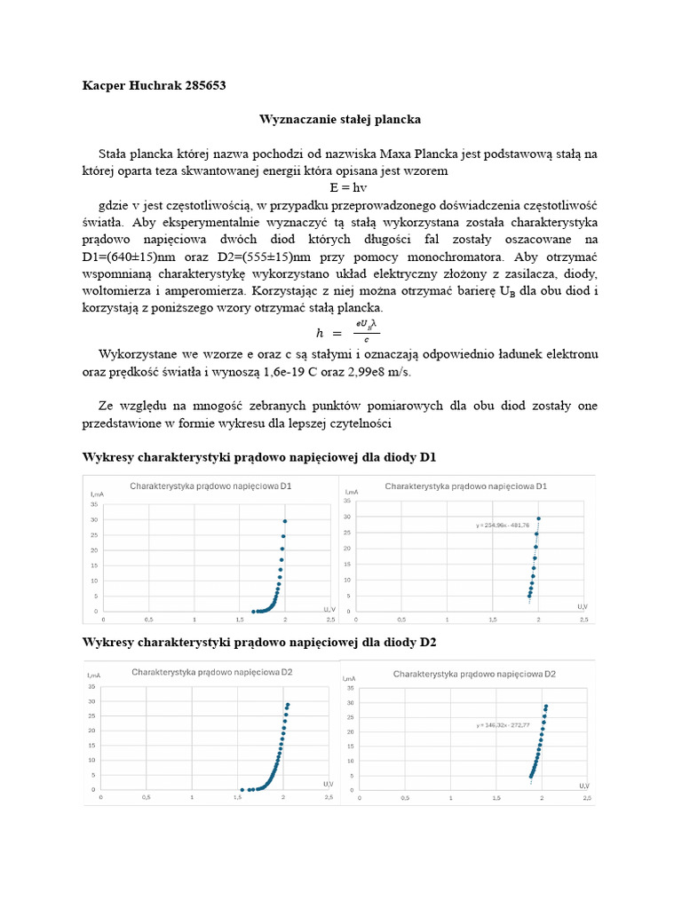 LPF - Sprawozdanie 2 | PDF