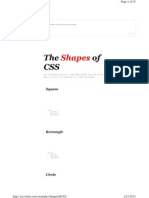 The of CSS: Shapes