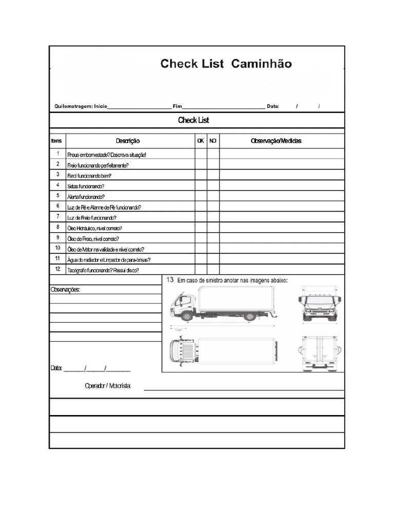 Check List | PDF