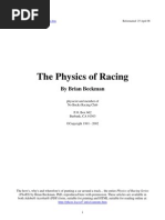 Beckman - The Physics of Racing