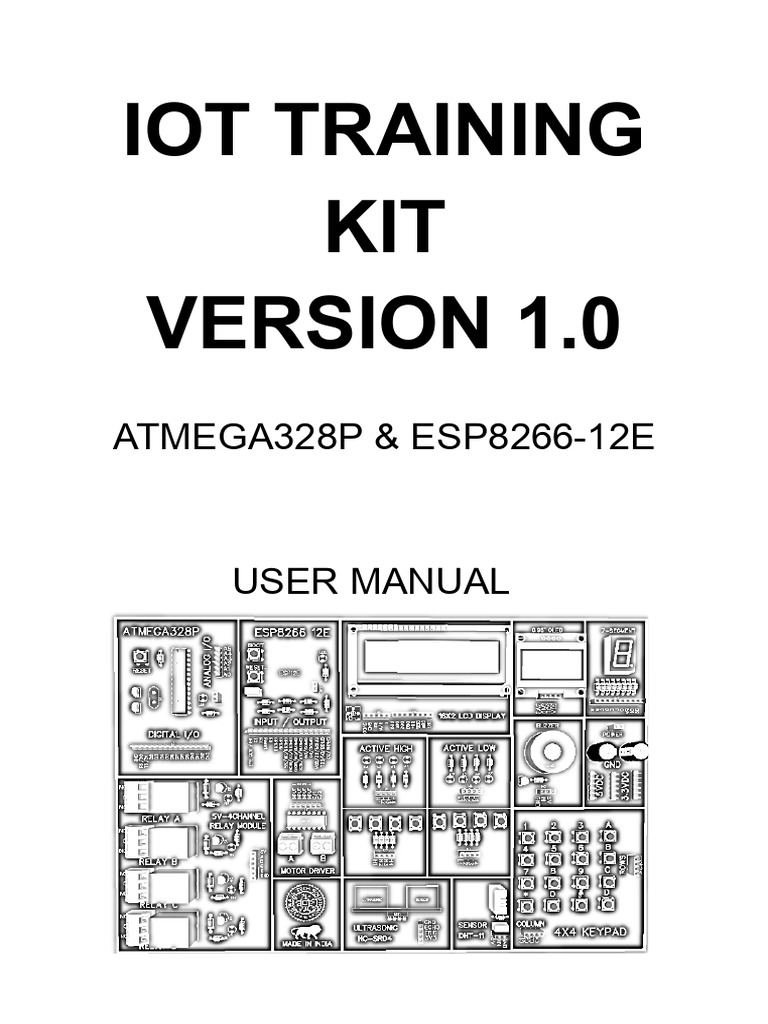 IoT Training Kit: ATmega328P & ESP8266 | PDF | Arduino | Microcontroller