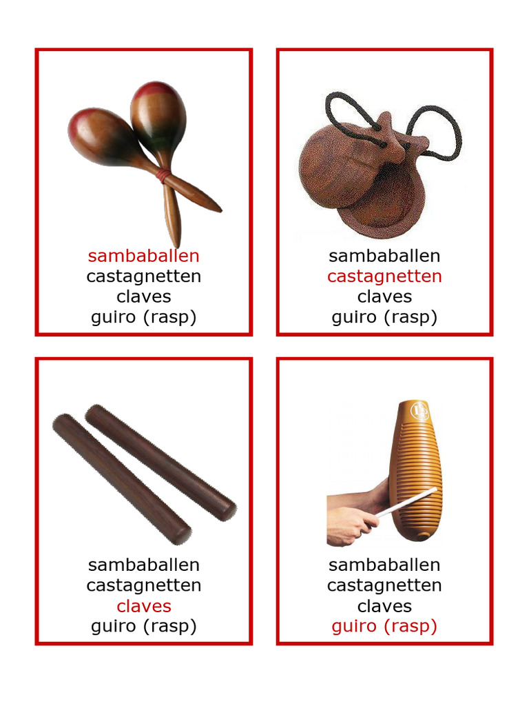 Kwartet Muziekinstrumenten | PDF