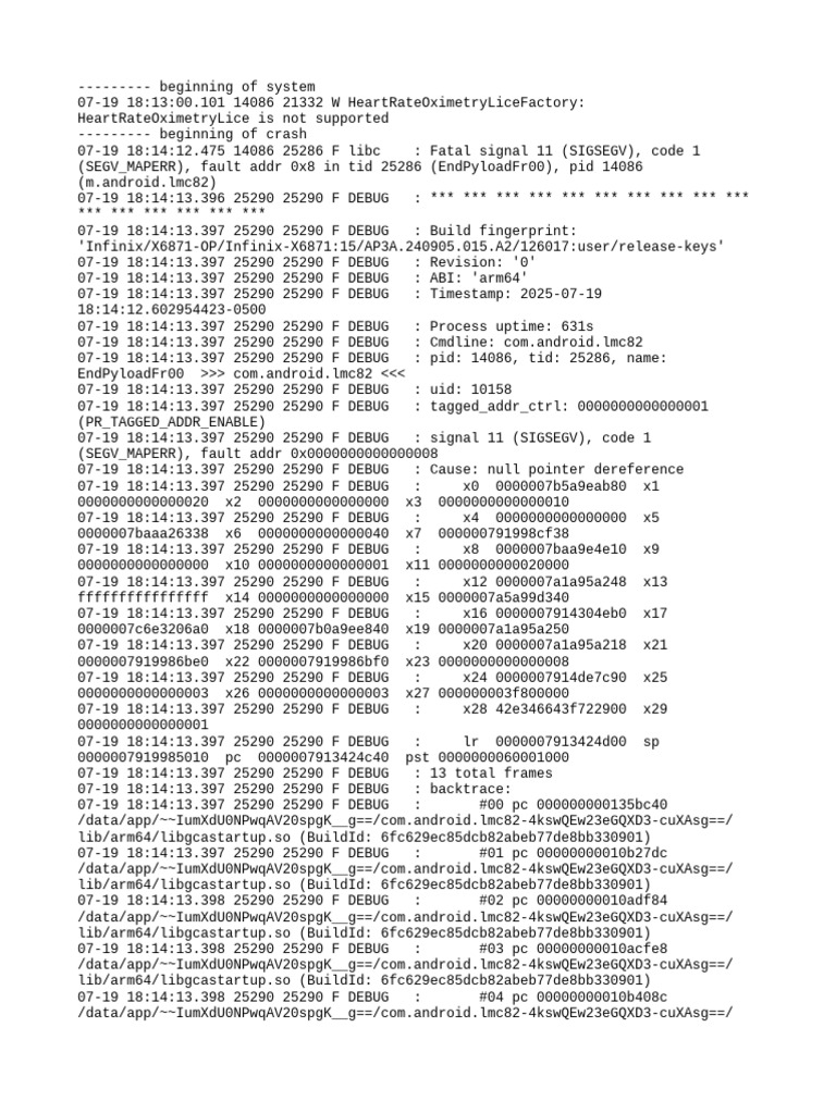 Log Cat 1752966857751 | PDF | Software Engineering | Computer Science