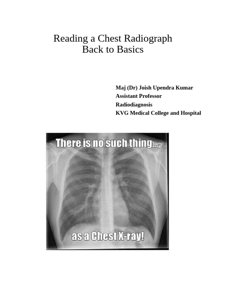 Chest X Ray For All | PDF | Medical Imaging | Pulmonology