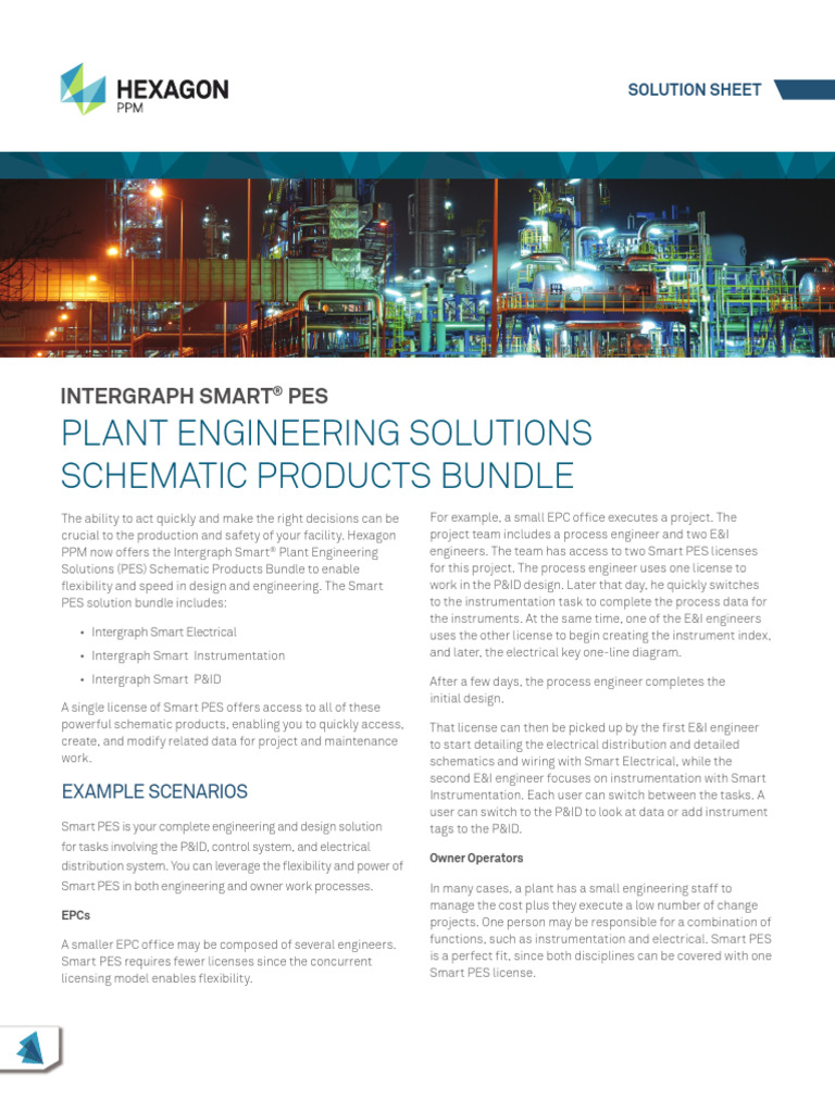 Hexagon PPM Smart PES Solution Sheet US 2018 | PDF | Computing ...