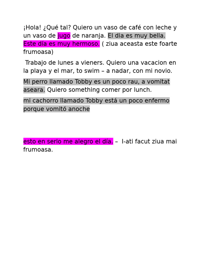 Spanish Writing | PDF