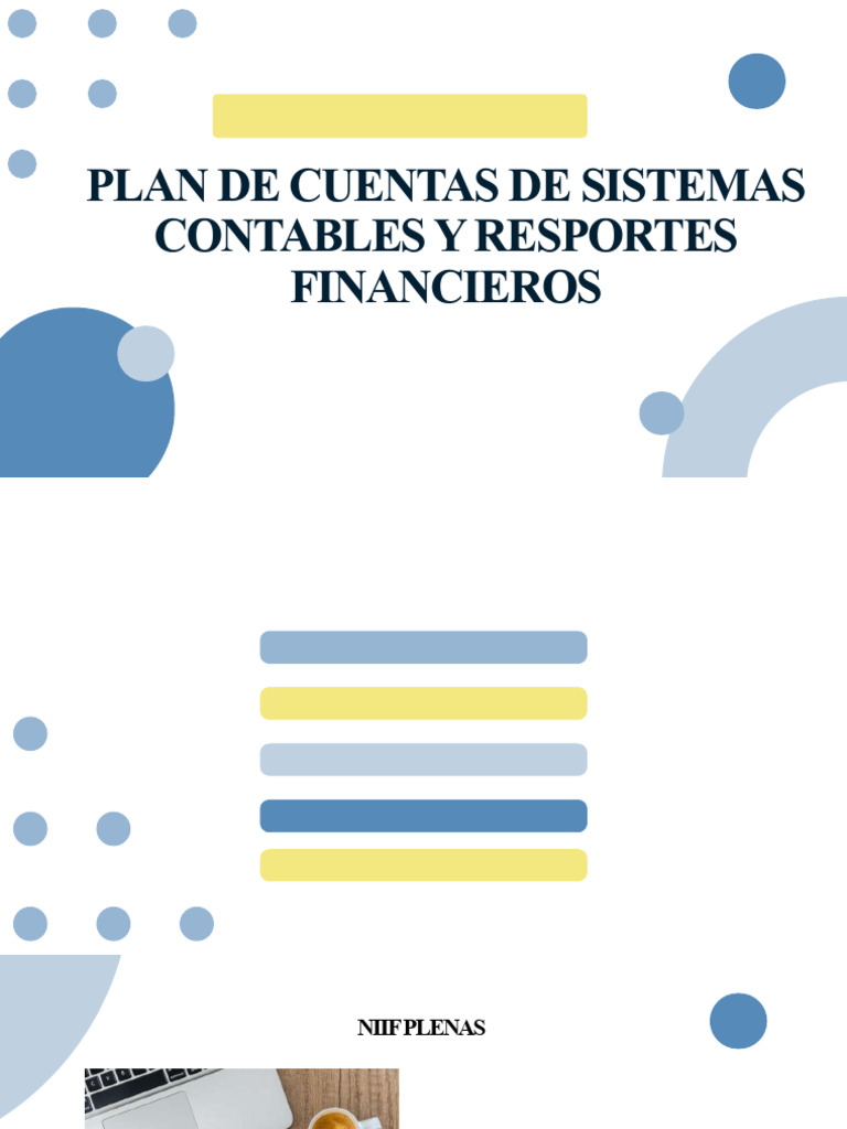 Plan de Cuentas y NIIF para PYMES | PDF | normas internacionales de ...