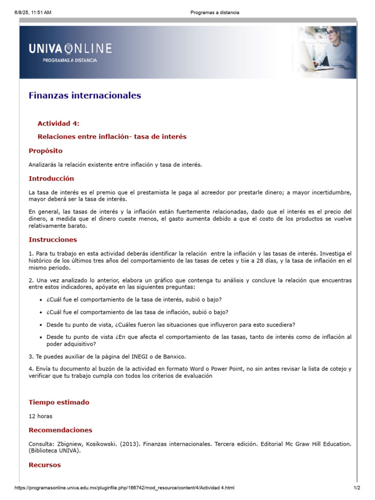 Inflación y Tasa de Interés: Análisis 2023 | PDF | Inflación | Tasas de ...