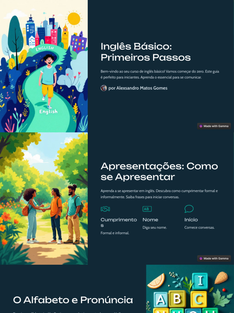 Curso de Inglês Básico para Iniciantes | PDF | Língua inglesa | Idiomas