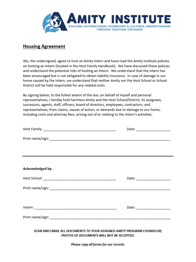5 Housing Agreement | PDF