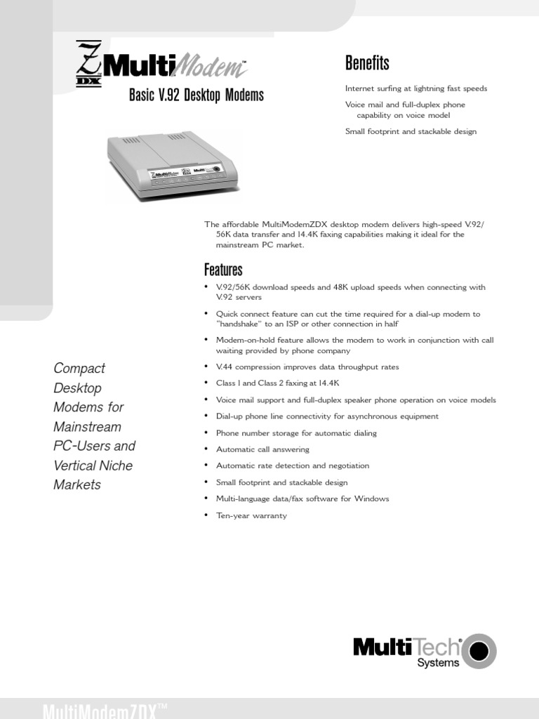 MT 5656 | PDF | Modem | Computer Architecture