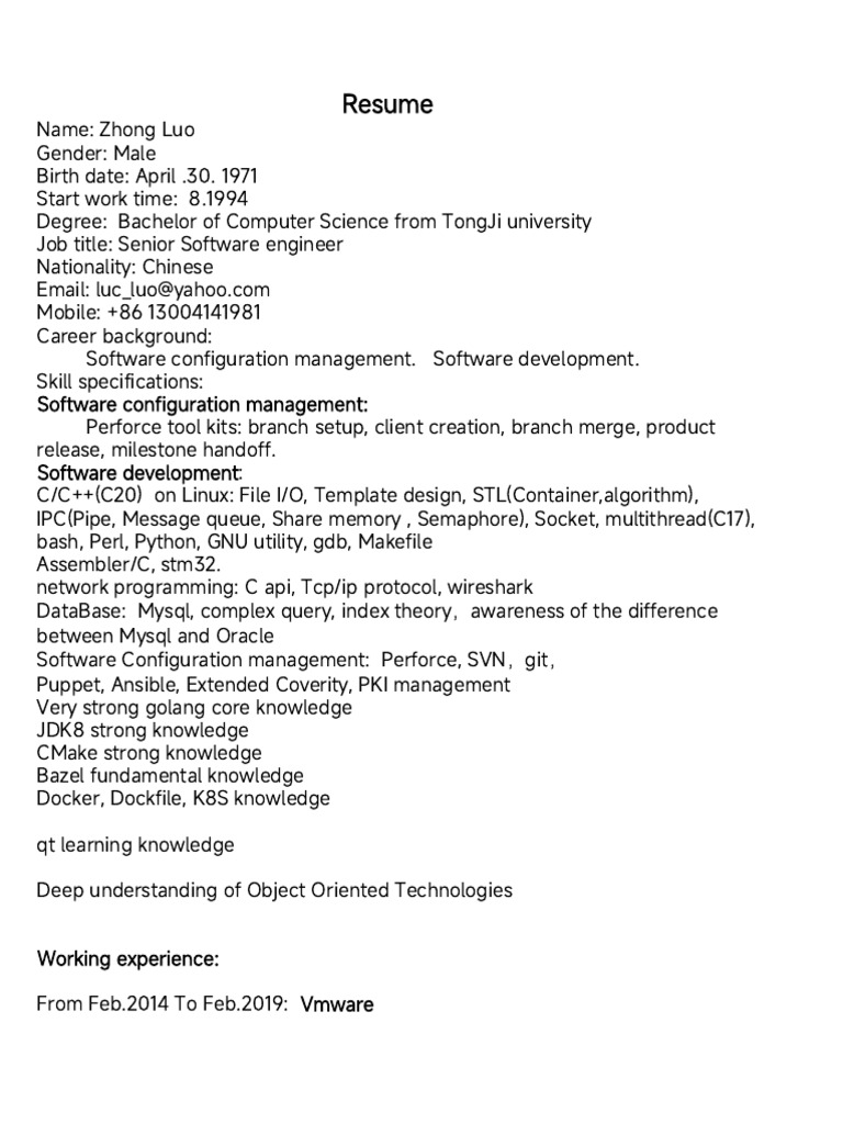 Resume Photo 2 | PDF | Java (Programming Language) | Php