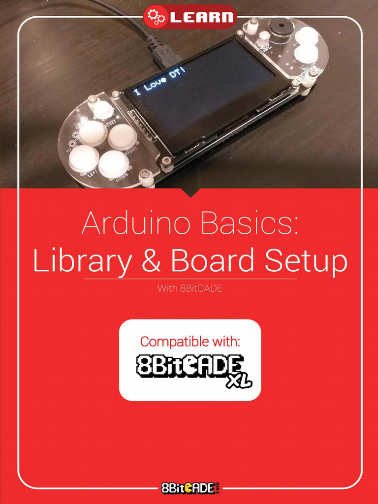 Arduboy Library Setup Guide for 8BitCADE | PDF | Arduino | Computing