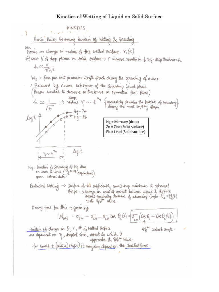 CH5014 Endsem Notes Set 5 | PDF