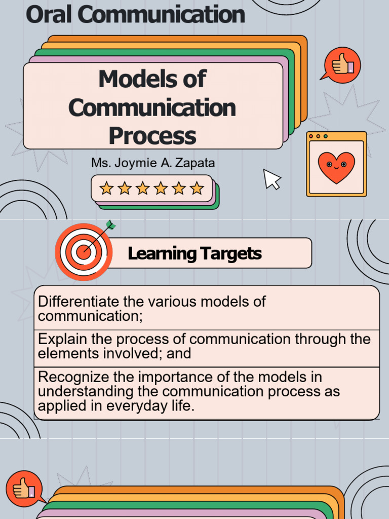 Communication Process Models Explained | PDF | Communication | Cognition