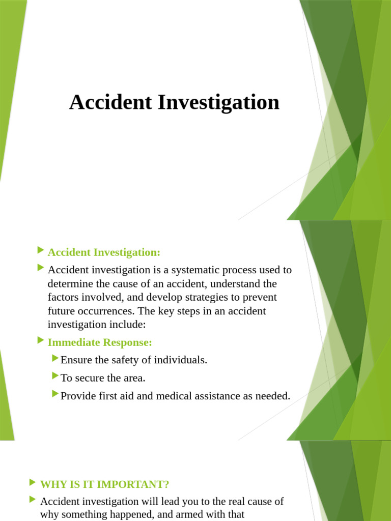 Accident Investigation Process Explained | PDF | Accidents | Safety