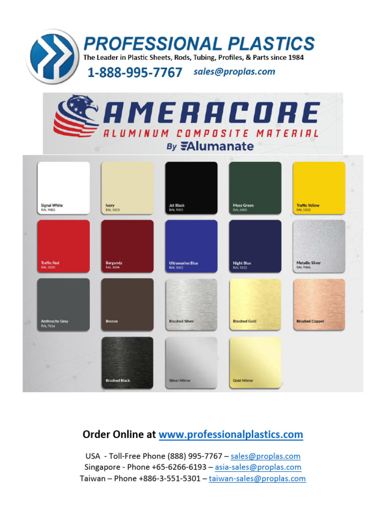 Ameracore ACM Colors | PDF