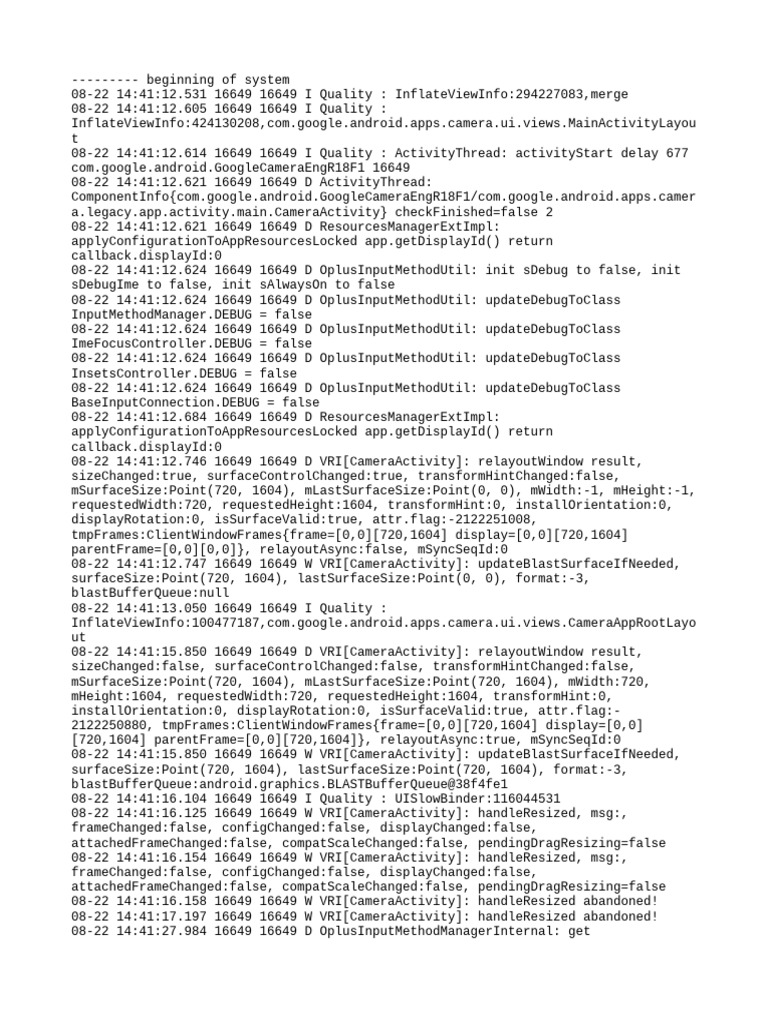Log Cat 1755848489156 | PDF | Software Engineering | Computer Programming