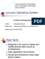 Symbian Operating System: A Short Introduction