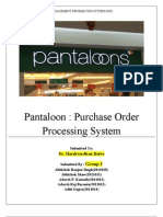 Pantaloon: Purchase Order Processing System: Group 1