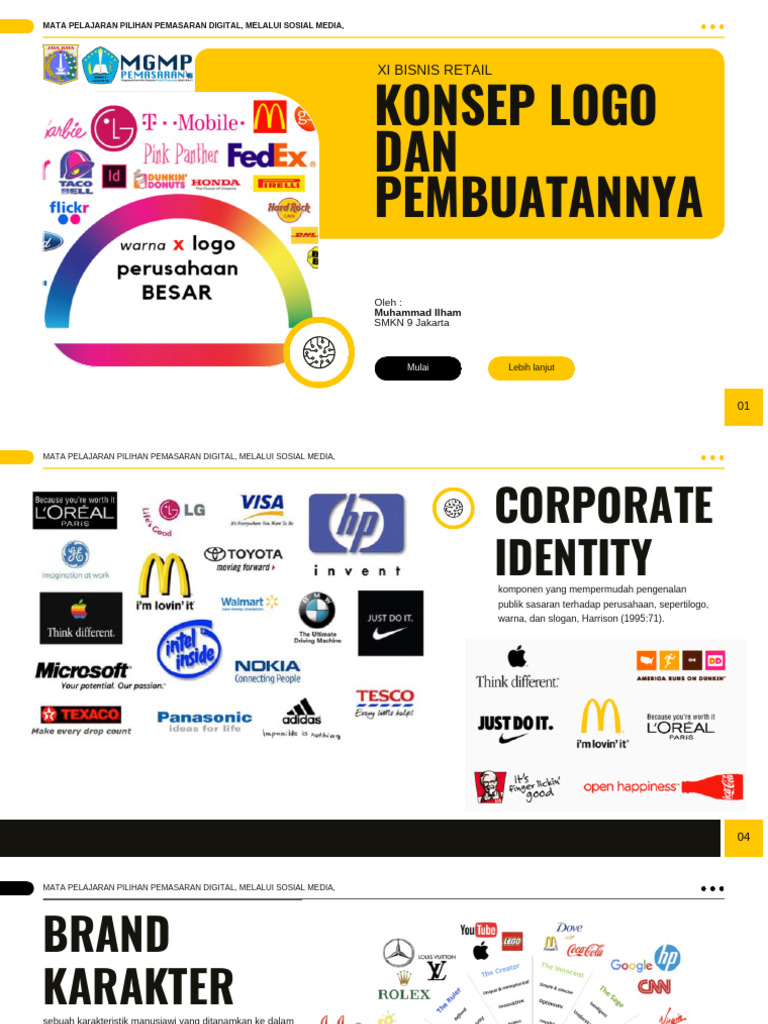 Konsep Logo Dan Pembuatannya 20241205 100209 0000 | PDF