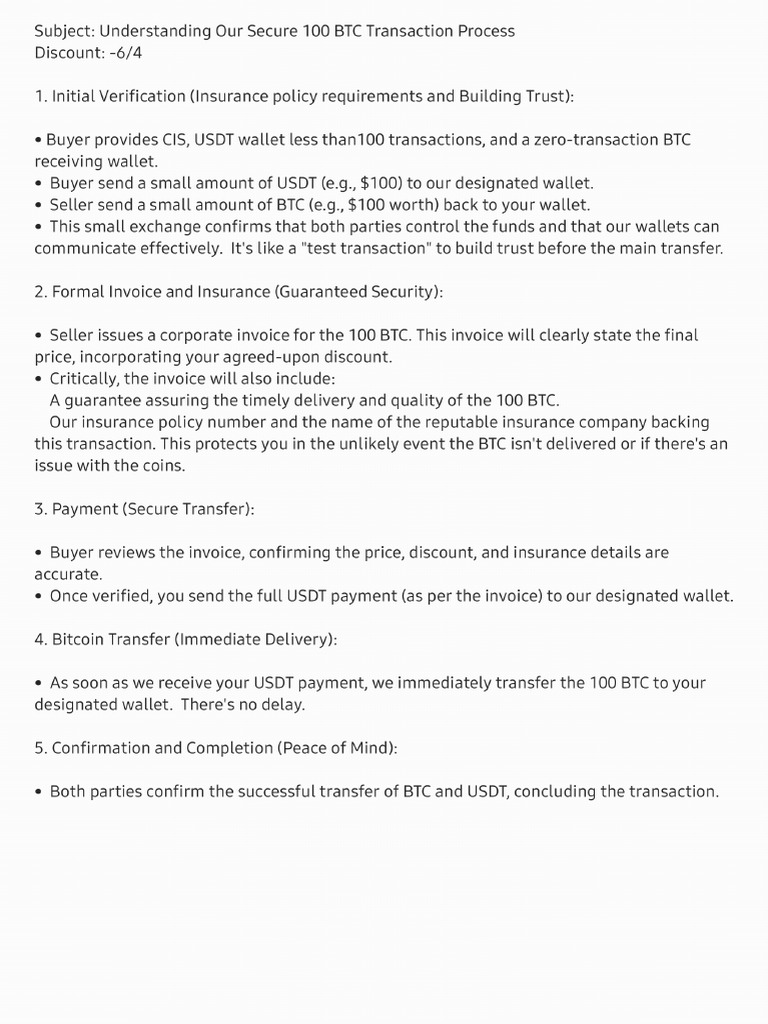 Insured Satoshi Offer, (Prerequisite Handshake) - 250705 - 104509 | PDF