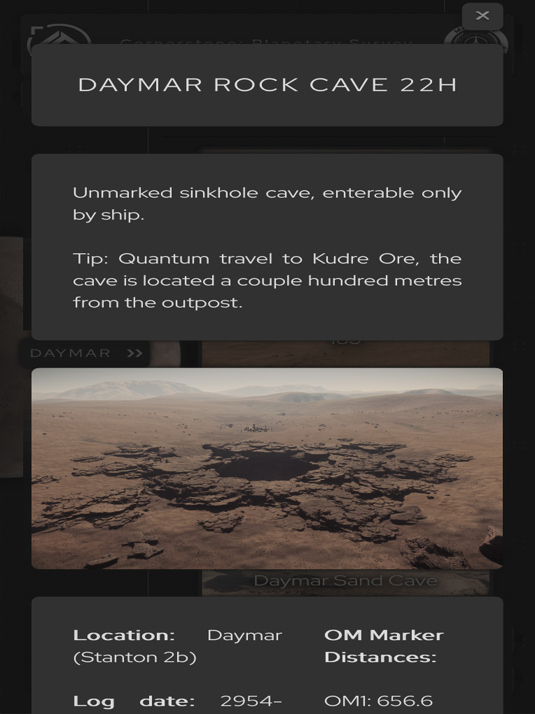 Daymar Rock Cave Location Guide | PDF
